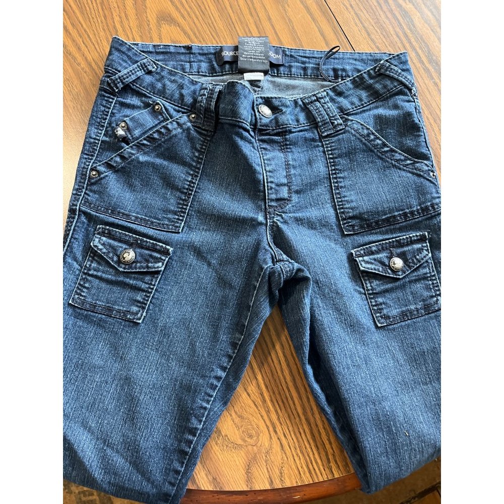 Source Of Wisdom Woman’s Pull On Button Front Str… - image 5